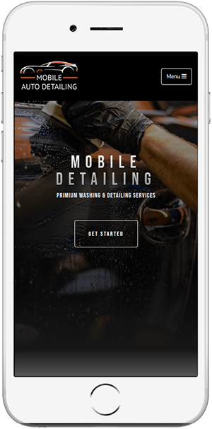 Detailing Website Example Mobile